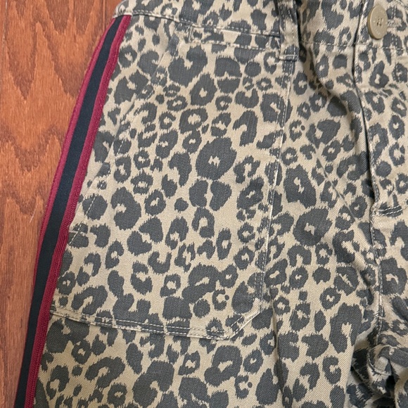 Sanctuary Leopard Print Pants with Red Accent - Picture 3 of 5